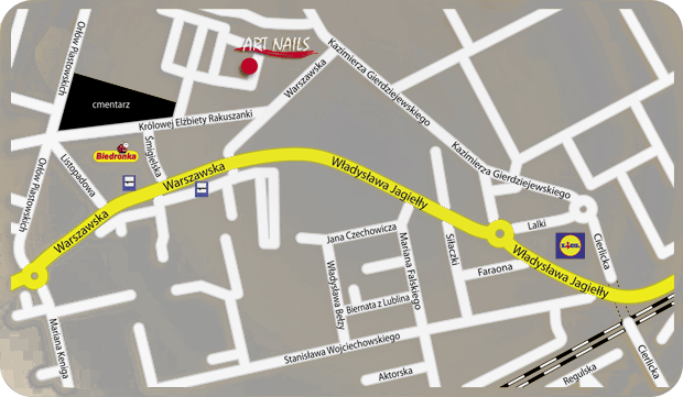 Mapa dojazdu - Salon Kosmetyczny - Ursus, Warszawa
